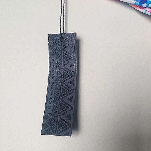 NWT Stone Cold Fox XS S Cheeky Thong Swim Bikini Bottom ColorFul Sexy Skimpy - Picture 5 of 6